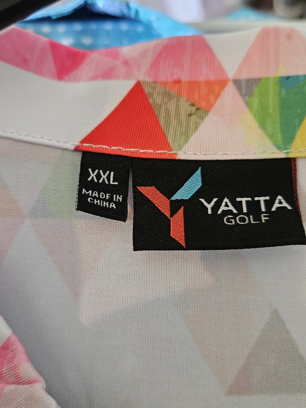 Yatta Golf XXL Womens Colors Of Life Geometric Polo - Picture 4 of 4